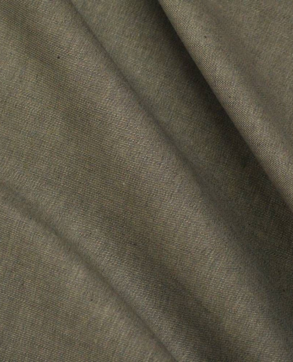 Ткань Хлопок Костюмный 1818 цвет хаки картинка