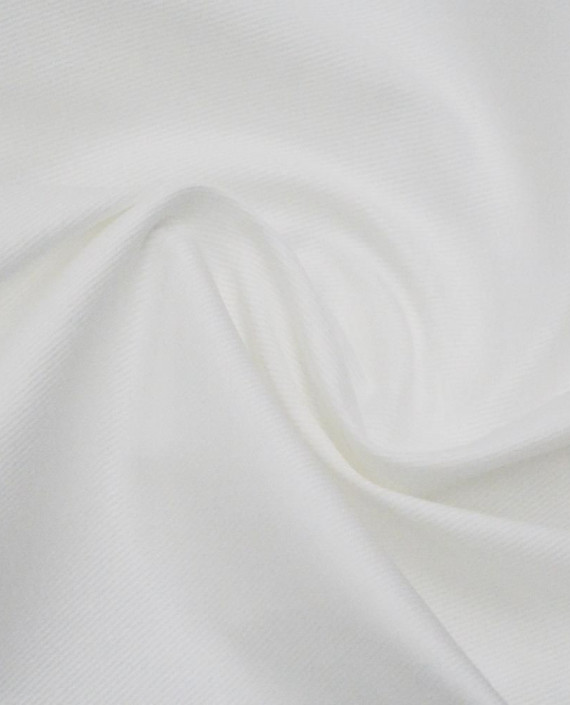Ткань Хлопок Костюмный 1831 цвет белый картинка 1