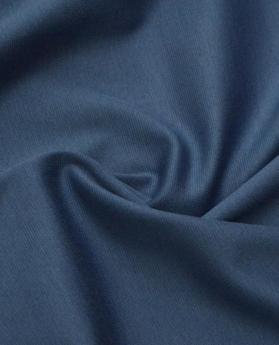 Ткань Трикотаж Хлопковый 1679 цвет синий картинка 1