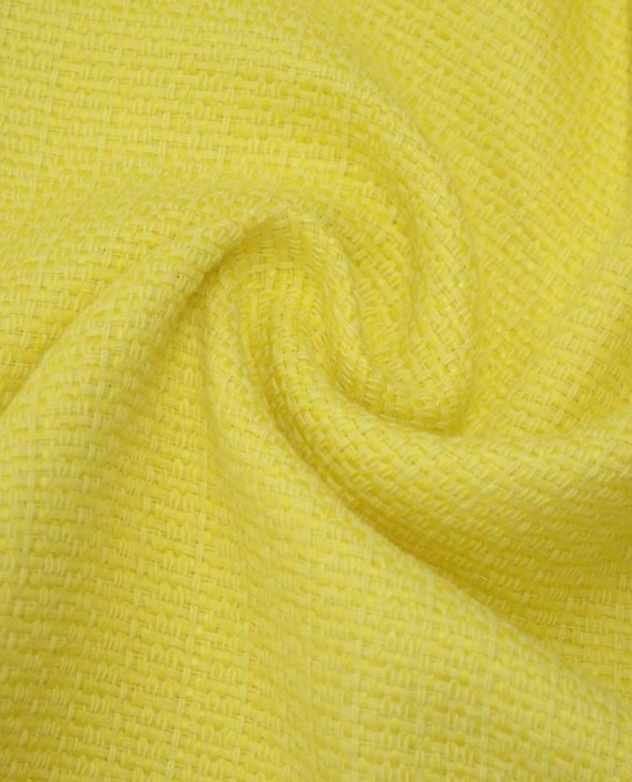 Ткань Хлопок Костюмный "Яркий лимон" 1880 цвет желтый картинка