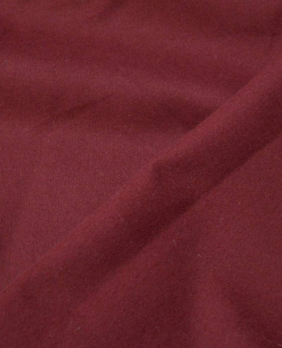 Ткань Хлопок Костюмный 1886 цвет бордовый картинка 2