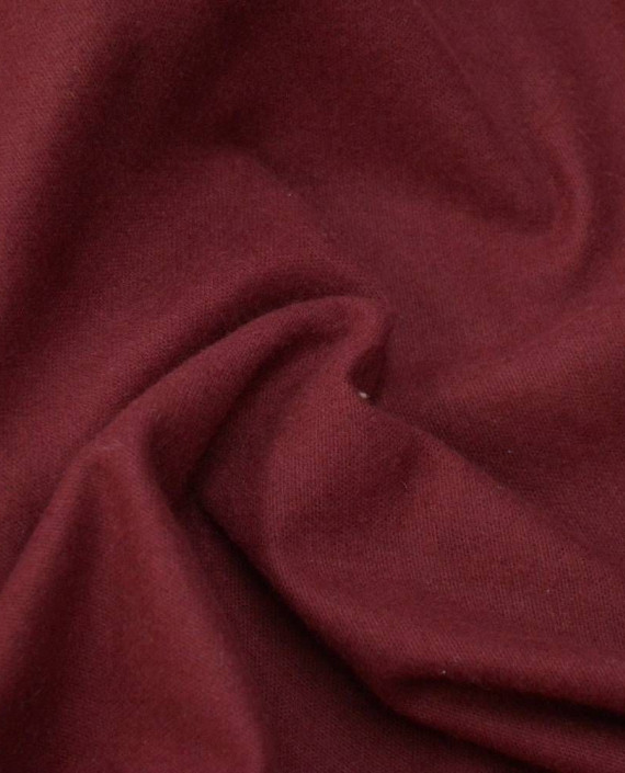 Ткань Хлопок Костюмный 1886 цвет бордовый картинка 1