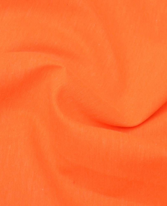 Ткань Хлопок Костюмный 1889 цвет оранжевый картинка 1