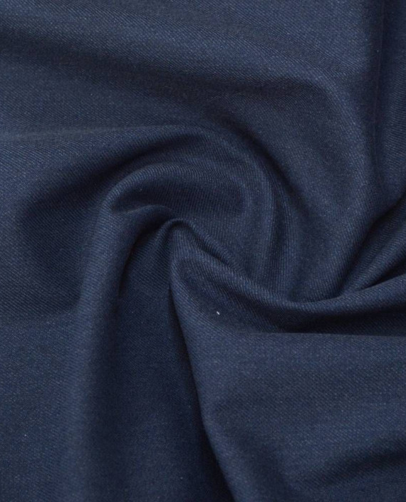Ткань Хлопок Костюмный 1894 цвет синий картинка
