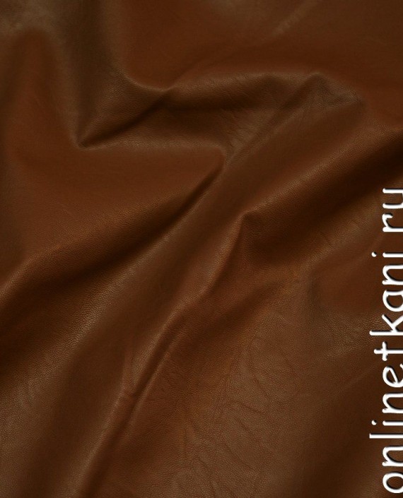 Искусственная кожа 105 цвет коричневый картинка