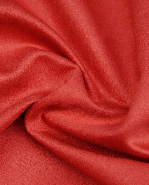 Ткань Замша Искусственная 349 цвет красный картинка