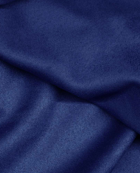 Ткань Замша Искусственная 351 цвет синий картинка 1