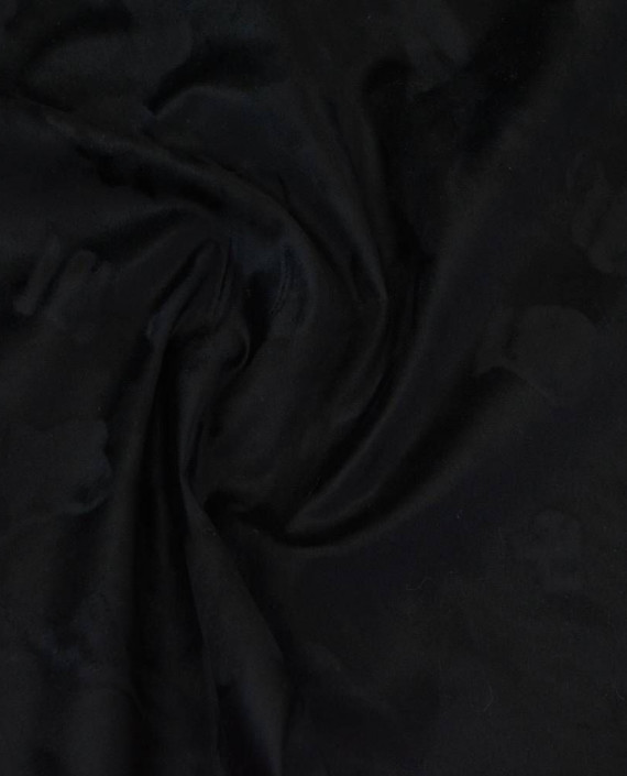 Ткань Замша 358 цвет черный картинка