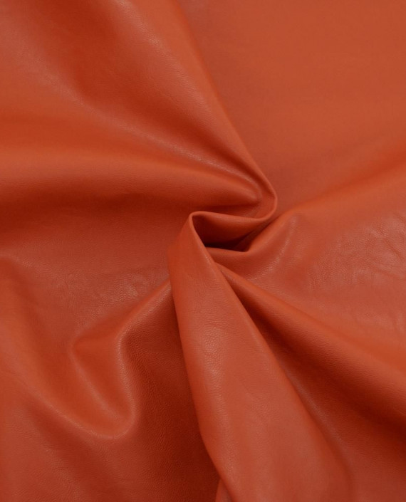 Ткань Искусственная Кожа 360 цвет оранжевый картинка