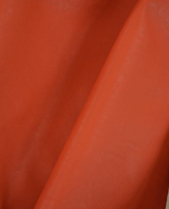 Ткань Искусственная Кожа 360 цвет оранжевый картинка 1