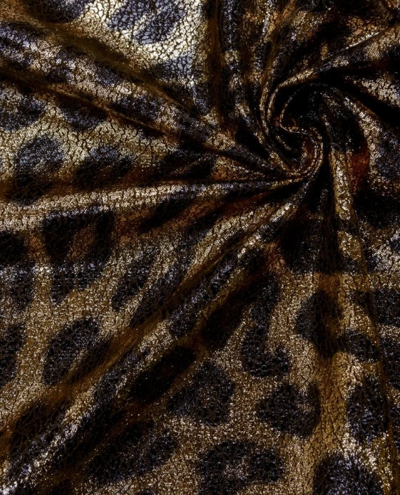 Замша  369 цвет коричневый леопардовый картинка
