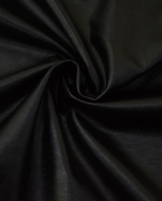Ткань Кожа Искусственная Стрейч 385 цвет черный картинка