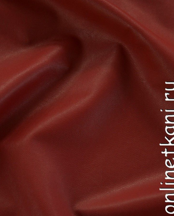 Ткань Искусственная кожа 207 цвет красный картинка