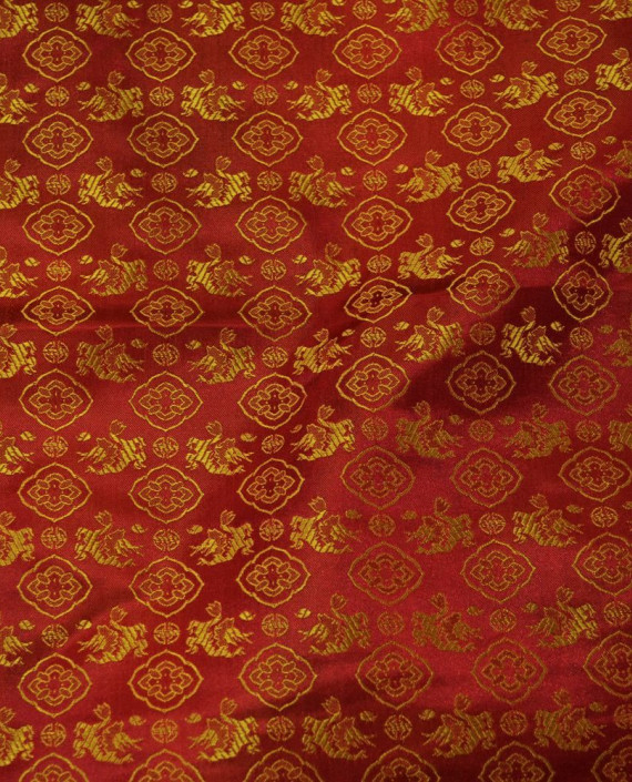 Китайский Шелк 0157 цвет бордовый цветочный картинка