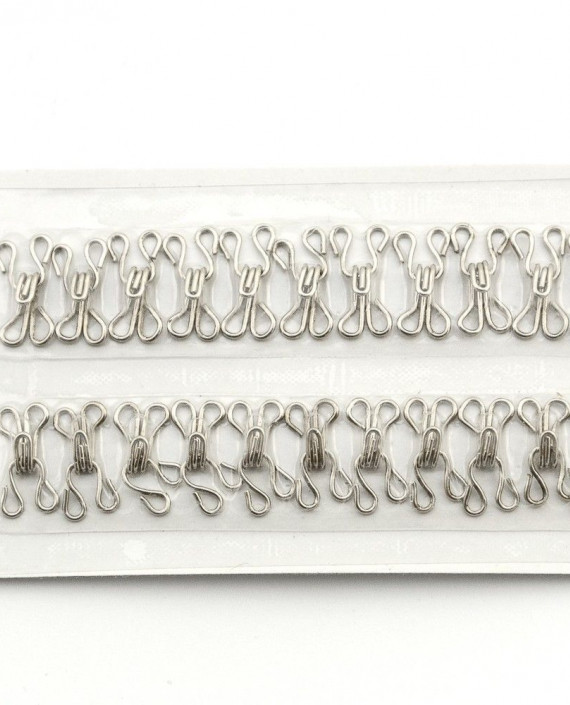 Крючки металлические, 17 мм 013 цвет серебро картинка
