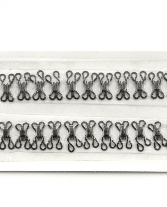Крючки металлические, 15 мм 014 цвет черный картинка