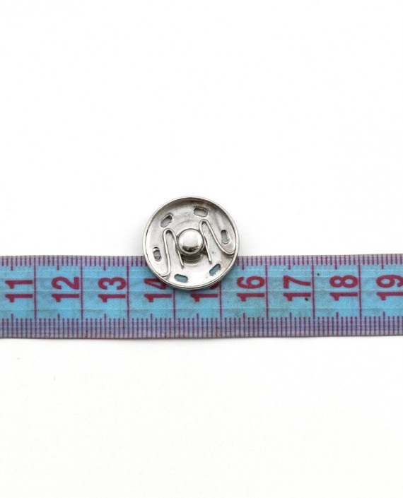 Кнопки пришивные 19 мм 013 цвет серебро картинка 2