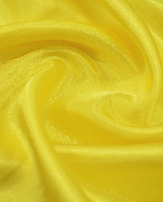 Ткань Креп-сатин "Желтый" 0008 цвет желтый картинка