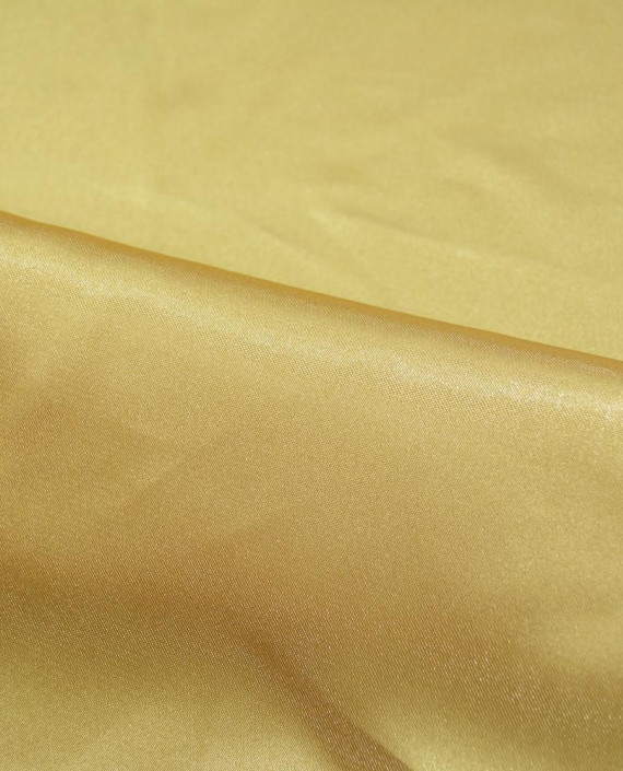 Ткань Креп-сатин "Золото" 0015 цвет желтый картинка 1