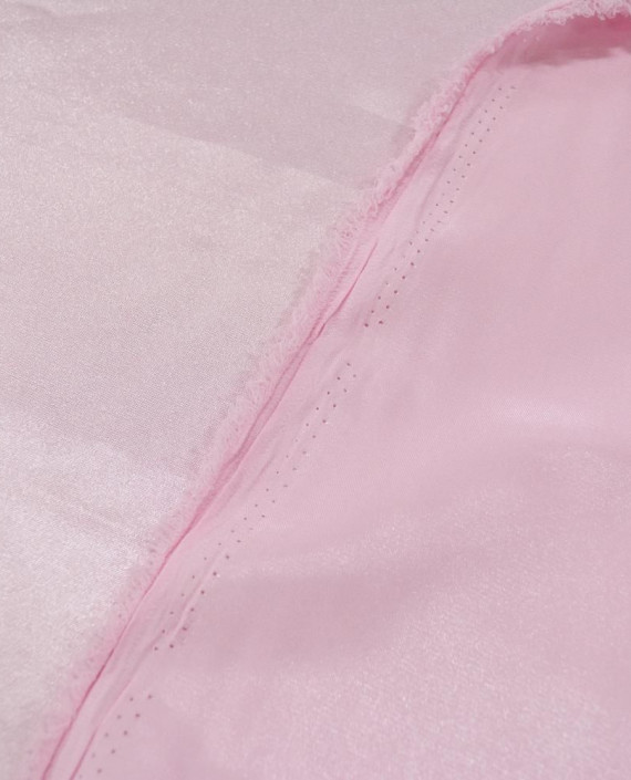 Ткань Креп-сатин "Розовый" 0029 цвет розовый картинка 2