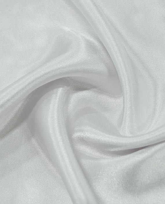 Ткань Креп-сатин "Белый" 0004 цвет белый картинка