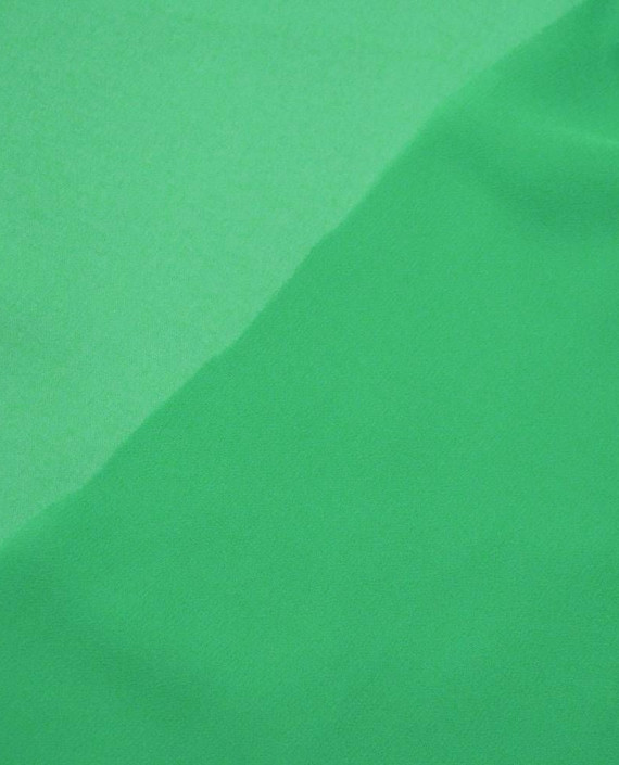 Ткань Креп-шифон 0005 цвет зеленый картинка 2