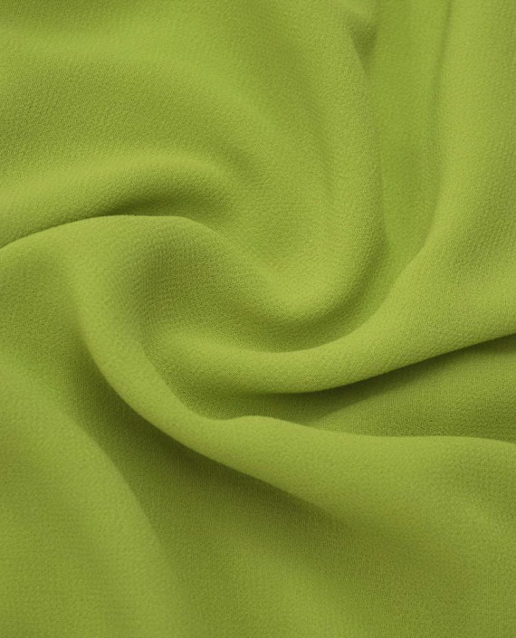 Ткань Креп-шифон 0013 цвет зеленый картинка 1