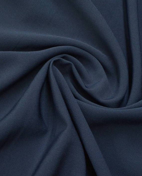 Ткань Креп-шифон - последний отрез 3 10025 цвет синий картинка