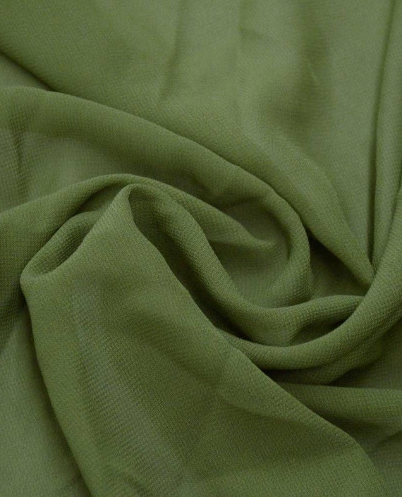 Ткань Креп-шифон 0032 цвет зеленый картинка