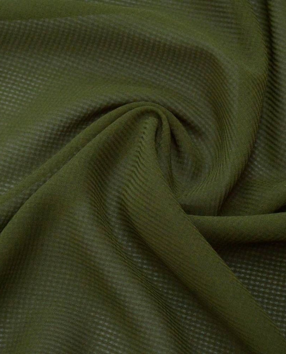 Ткань Креп-шифон 0033 цвет зеленый картинка