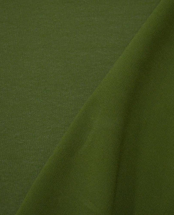 Ткань Креп-шифон 0035 цвет зеленый картинка 1