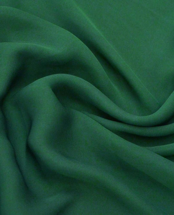 Ткань Креп-шифон 0041 цвет зеленый картинка 1