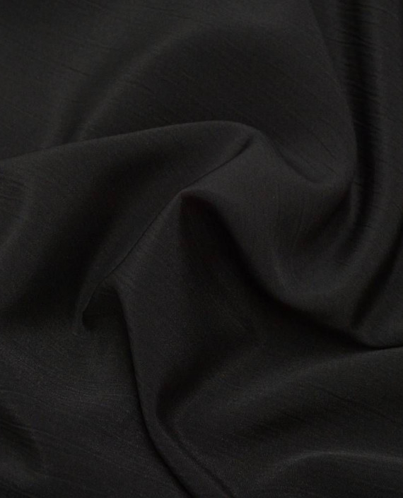 Ткань Креп-шифон 0051 цвет черный картинка