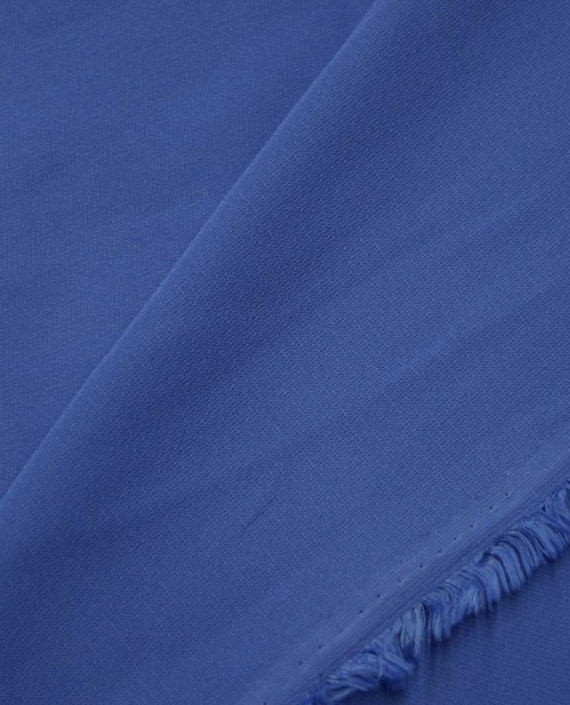 Ткань Креп-шифон 0052 цвет синий картинка 2