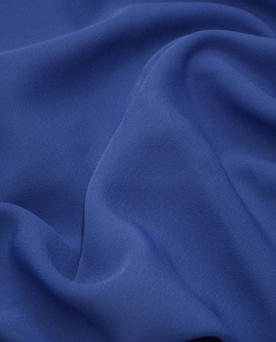 Ткань Креп-шифон 0052 цвет синий картинка 1