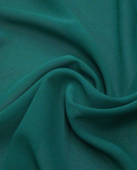 Ткань Креп-шифон 0062 цвет зеленый картинка