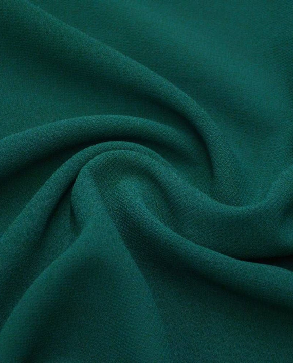 Ткань Креп-шифон 0062 цвет зеленый картинка 1