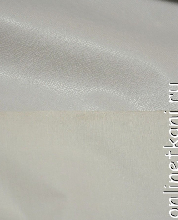 Ткань Курточная 171 цвет белый картинка 2