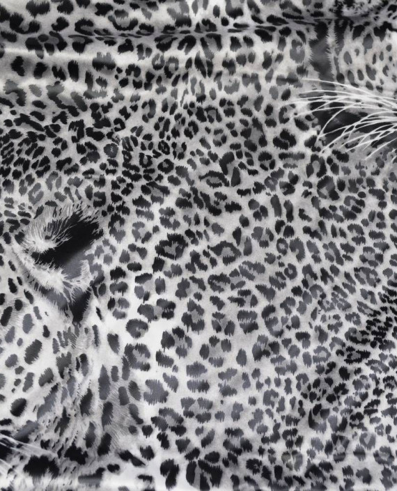 Ткань Курточная 283 цвет серый леопардовый картинка
