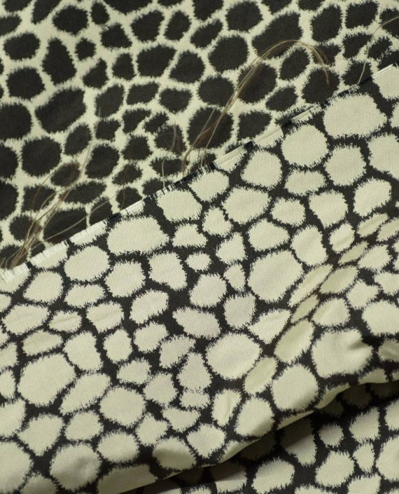 Ткань Курточная 311 цвет айвори леопардовый картинка 2