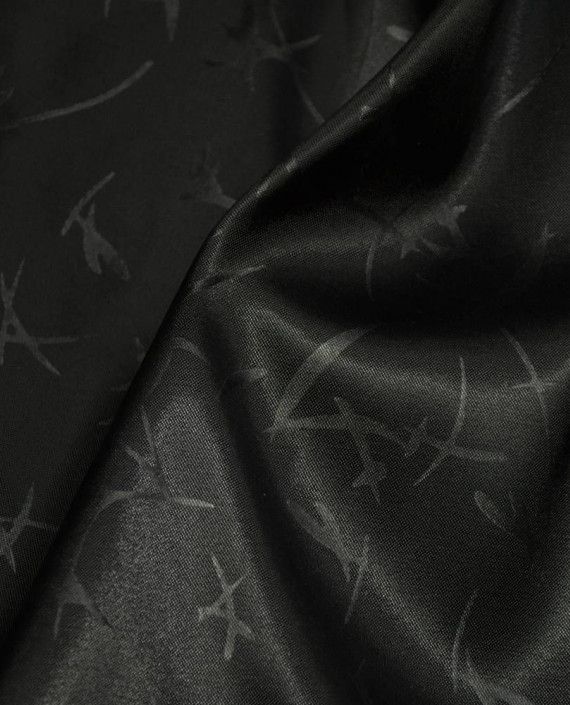 Ткань Атлас 179 цвет черный картинка