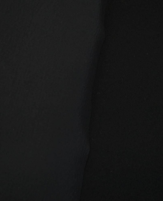 Ткань Курточная на флисе 525 цвет черный картинка 1