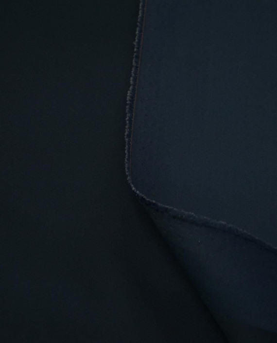 Ткань Хлопок Курточный Дублированный 550 цвет синий картинка 2