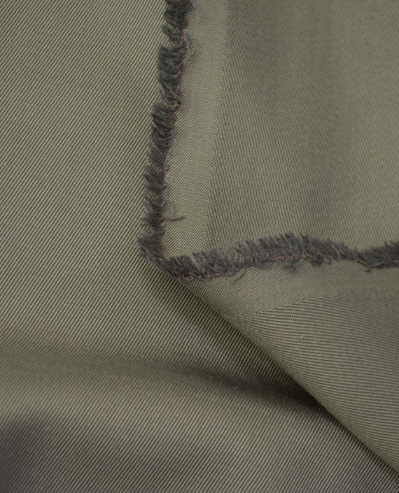 Ткань Шелк Курточный 563 цвет серый полоска картинка 2