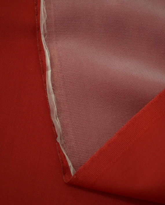 Ткань Шелк Курточный с Мембраной 567 цвет красный картинка 2