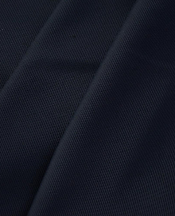 Ткань Шелк Курточный 579 цвет синий полоска картинка 2