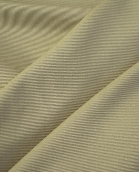 Ткань Шелк Курточный 580 цвет бежевый полоска картинка 1
