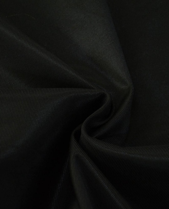 Ткань Хлопок Курточный 581 цвет черный полоска картинка