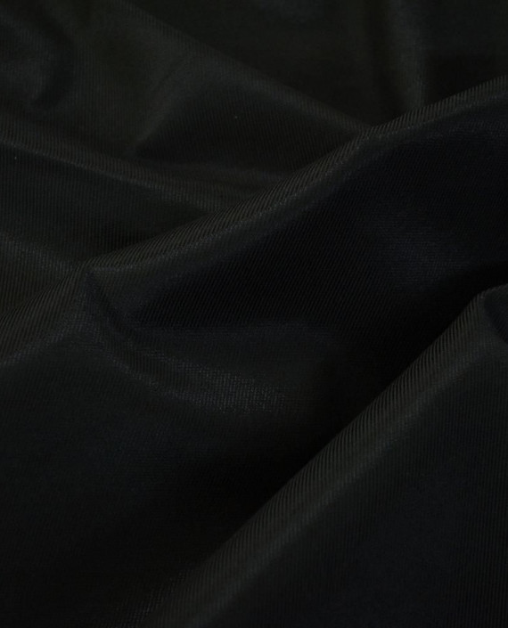 Ткань Хлопок Курточный 581 цвет черный полоска картинка 2