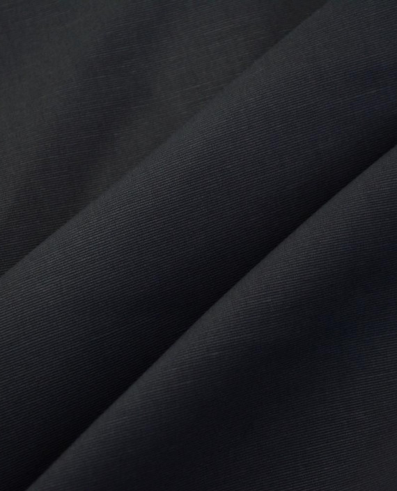 Ткань Лен Курточный 596 цвет синий картинка 2